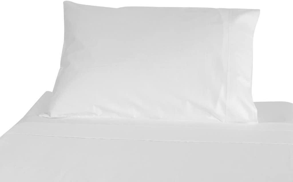 2 Pack King Size 100% Cotton White T220 Percale Wholesale Bulk Pillowcases for Tie-Dying, Silk Screening, Hotels, Crafts, Camps, Parties, Physical Therapy (2 Pack - King - 100% Cotton) - (For 8 piece(s))
