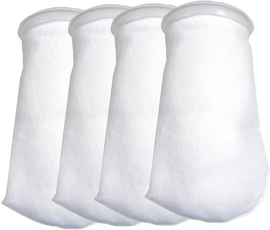 4 Pack - 7 Inch Ring Filter Socks 200 Micron - Aquarium Felt Filter Bags -7 Inch Ring By 16 Inch Long - Fits Eshopps - AM BRAND - (For 6 piece(s))