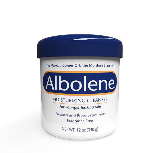 Albolene Face Moisturizer and Makeup Remover, Facial Cleanser and Cleansing Balm, Fragrance Free Cream, 12 oz - (For 8 piece(s))