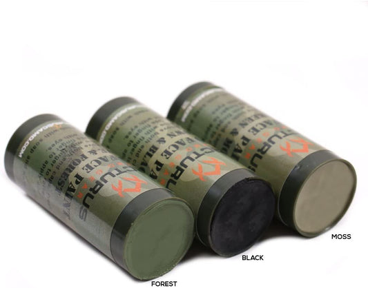 Arcturus Camo Face Paint Sticks - 6 Camouflage Colors in 3 Double-Sided Tubes | Compact Camo Concealment for Hunting, Paintball, Airsoft or Military Use - (For 8 piece(s))