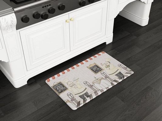 Art3d Premium Double-Sided Anti-Fatigue Chef Rug, Anti-Fatigue Comfort Mat. Multi-Purpose Decorative Standing Mat for The Kitchen, Bathroom, Laundry Room or Office, 18" X 30" - (For 8 piece(s))