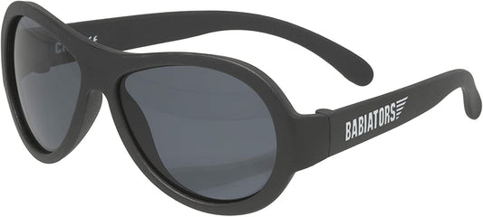 Babiators Baby, Toddler & Kids Aviator Sunglasses, 100% UV Protective, Black, 0-2 Years - (For 8 piece(s))