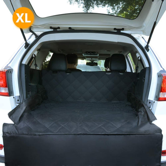 CCJK Dog Car Seat Cover & Cargo Liner Rear Bench,Waterproof Pet Cover Dog Seat Cover Mat with Machine Washable &Nonslip ,Convertible Hammock Shaped for Cars SUV Trucks - (For 6 piece(s))