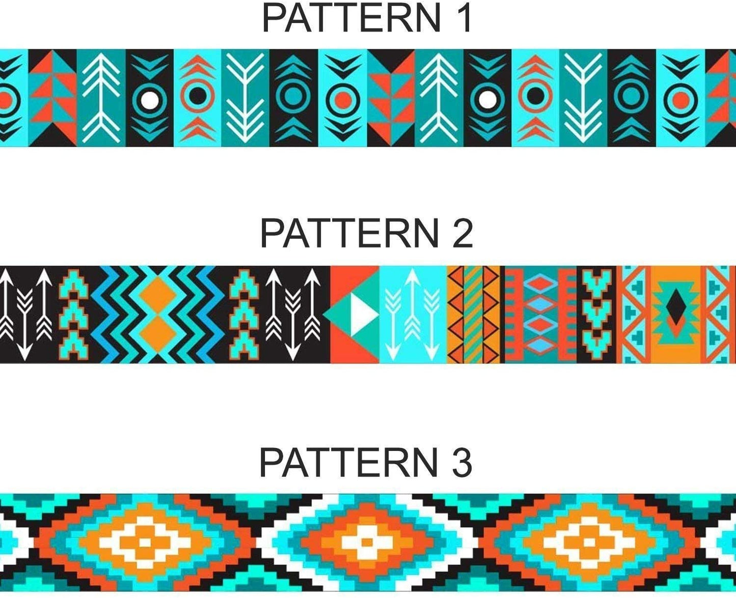 CollarDirect Cat Collar Breakaway Set of 2 PCS Tribal Pattern Aztec Pet Safety Adjustable Kitten Collar with Bell - (For 1 piece(s))