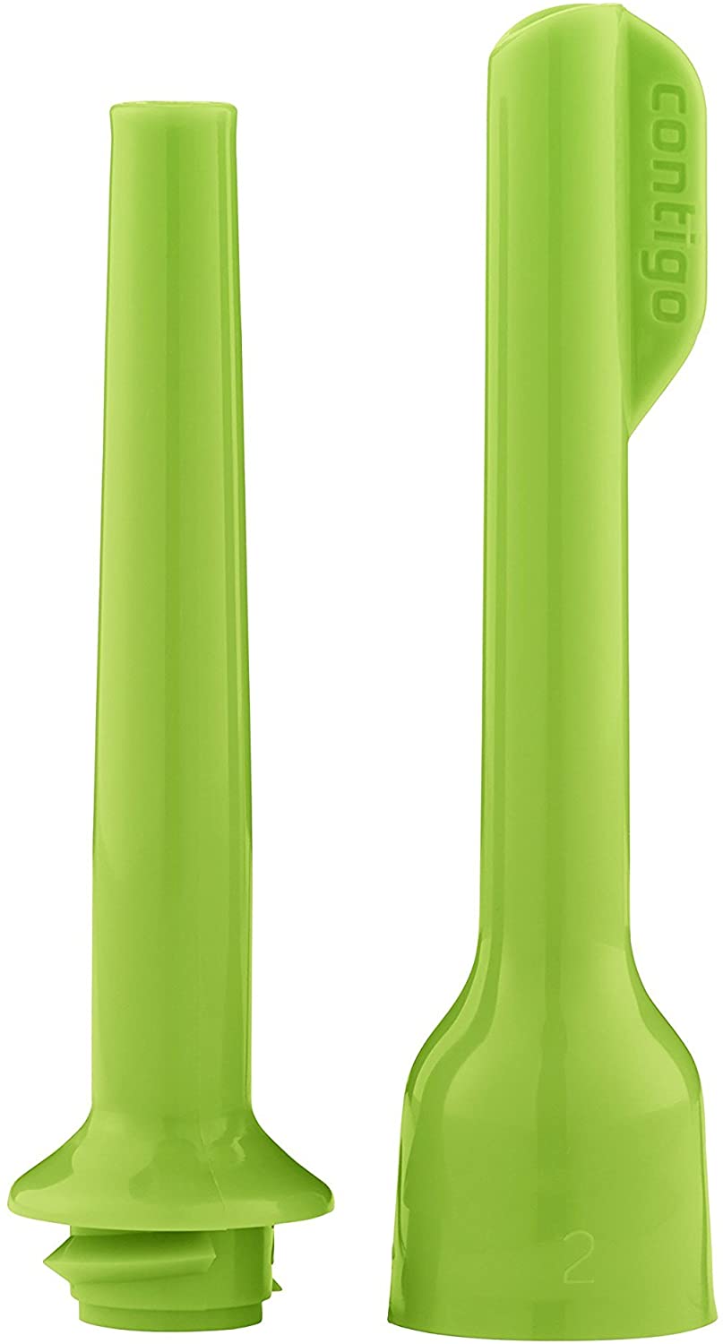 Contigo Stainless Steel Spill Proof Kids Tumbler with Straw, 12 oz, Granny Smith with Rocket Design,2030574 - (For 8 piece(s))