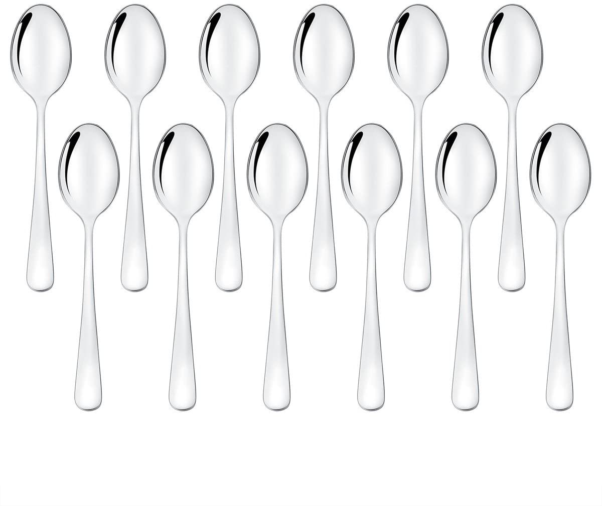 Demitasse Spoons Set of 12, Mini Coffee Spoons, LEYOSOV Stainless Steel Espresso Spoons, Small Spoons for Dessert, Tea, Appetizer, 4 inch - (For 12 piece(s))