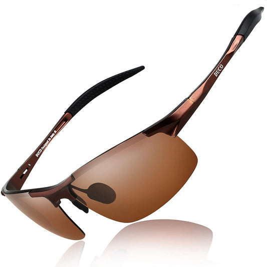 Duco Mens Sports Polarized Sunglasses UV Protection Sunglasses for Men 8177s - (For 8 piece(s))