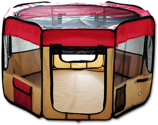 ESK Collection 48" Pet Puppy Dog Playpen Exercise Pen Kennel 600D Oxford Cloth - (For 1 piece(s))