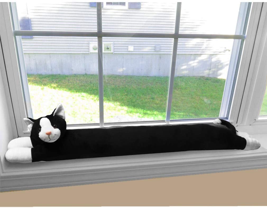 Evelots Cat Draft Stopper-Door/Window-36 Inch-Keep Heat In-No Cold Air/Noise - (For 8 piece(s))