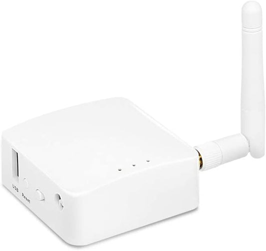 GL.iNet GL-AR150 Mini Travel Router with 2dbi External Antenna, Wi-Fi Converter, OpenWrt Pre-Installed, Repeater Bridge, 150Mbps High Performance, OpenVPN, Programmable IoT Gateway - (For 6 piece(s))