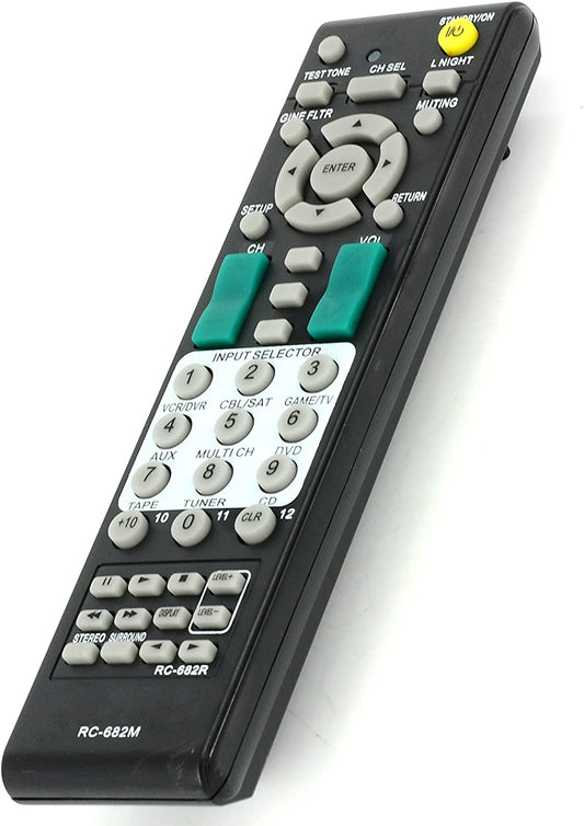 Gorilla babo Universal Remote for Onkyo Audio/Video Receiver HT-R340 HT-R530 HT-R540 HT-R550 HT-SR600 HT-SR800 TX-SR505 TX-SR604 TX-SR605 - (For 12 piece(s))