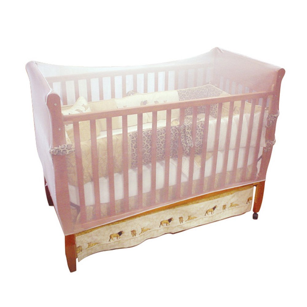 Jeep Crib Universal Size Crib Mosquito Net, White - (For 8 piece(s))