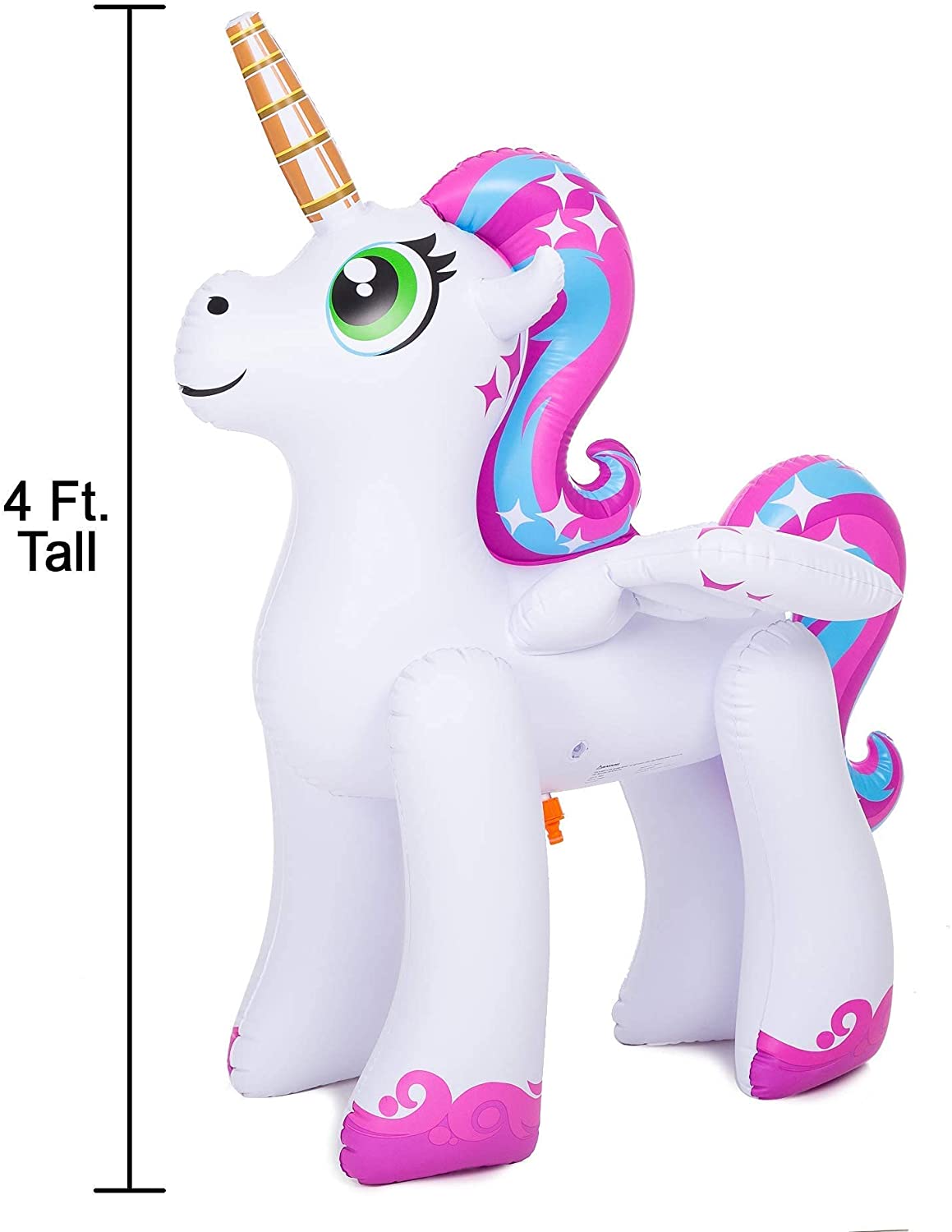 JOYIN 48” Inflatable Unicorn Yard Sprinkler, Inflatable Water Toy for Summer Outdoor Fun, Lawn Sprinkler Toy for Kids - (For 8 piece(s))
