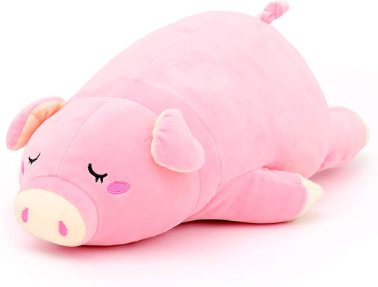 Lazada Kids Pillows Pig Stuffed Animal Plush Pillow Pink 16 Inches - (For 8 piece(s))