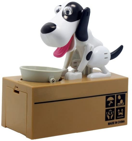 LOBZON Automated Puppy Stealing Coin Bank, Money Box - (For 8 piece(s))