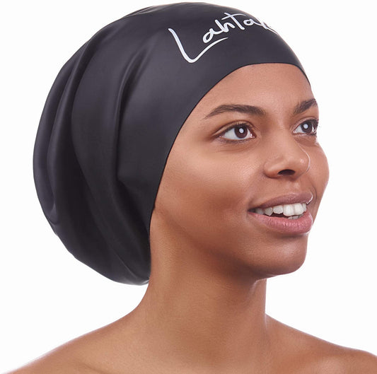 Long Hair Swim Cap - Swimming Caps for Women Men - Extra Large Swim Caps - Waterproof Silicone Swim Cap - Dreadlocks Braids Afro Hair Extensions Weaves - (For 8 piece(s))