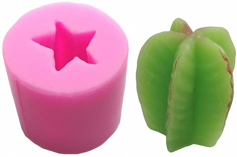 MoldFun 5-Pack Cactus and Succulent Plants Silicone Mold for Fondant Chocolate Candy Cake Decorating Candle Soap Lotion Bar Wax Crayon Melt Plaster Polymer Clay - (For 8 piece(s))