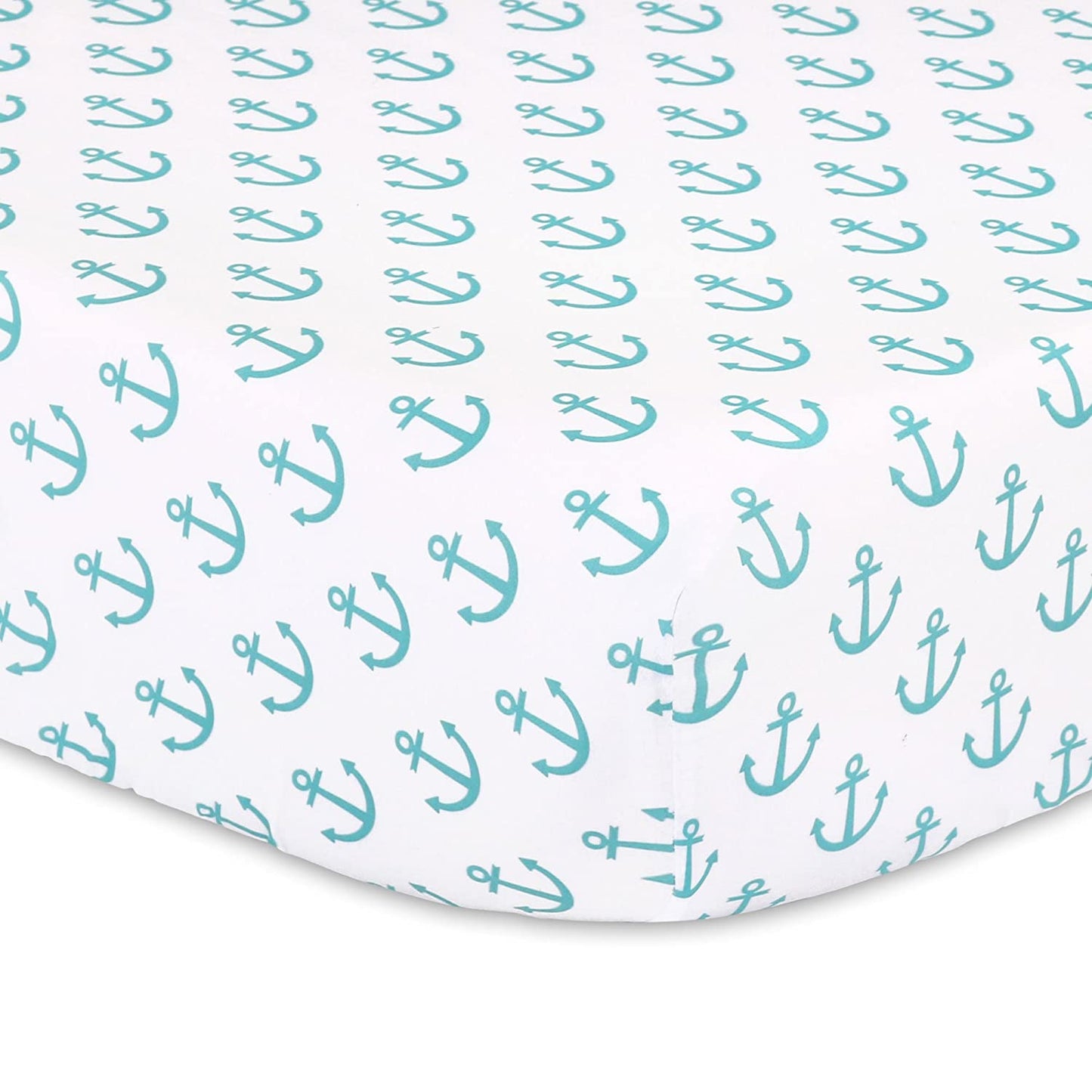 Nautical 4 Piece Whales Baby Crib Bedding Set - (For 1 piece(s))