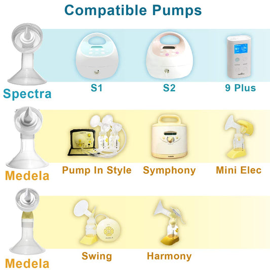 Nenesupply 5 pc Duckbill Valves Compatible with Medela and Spectra Pump Parts Use on Spectra S2 Spectra S1 and Medela Pump in Style Harmony Symphony Replace Spectra Duckbill Valves and Medela Valve - (For 12 piece(s))