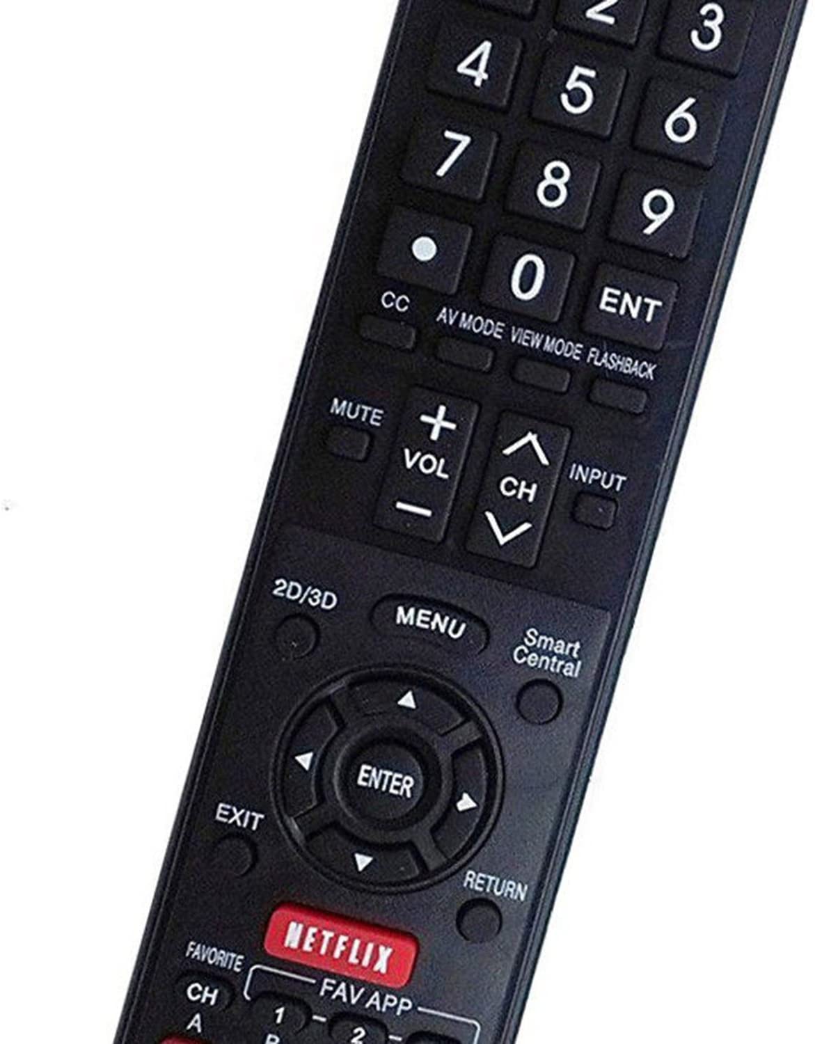 New GB118WJSA Replacement Smart TV Remote Control Fit for Sharp Aquos TV GB005WJSA GB004WJS GA890WJSA LC60C6600U LC60EQ10U LC60EQ30U LC60LE660U LC70EQ10U LC-70EQ30U LC70SQ17U LC-70SQ17U LC80UQ17U - (For 12 piece(s))
