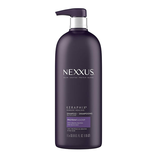 Nexxus Keraphix Shampoo for Damaged Hair With ProteinFusion Keratin Protein, Black Rice, Silicone-Free 33.8 oz - (For 8 piece(s))