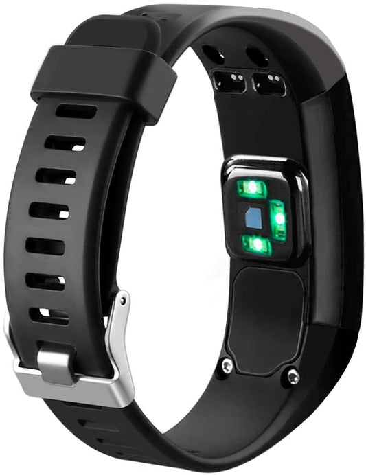 Oenfoto Compatible Garmin Vivosmart HR Replacement Bands, Soft Silicone Bracelet Sport Wristband Strap Accessories with Screwdriver for Garmin Vivosmart HR-Black - (For 8 piece(s))