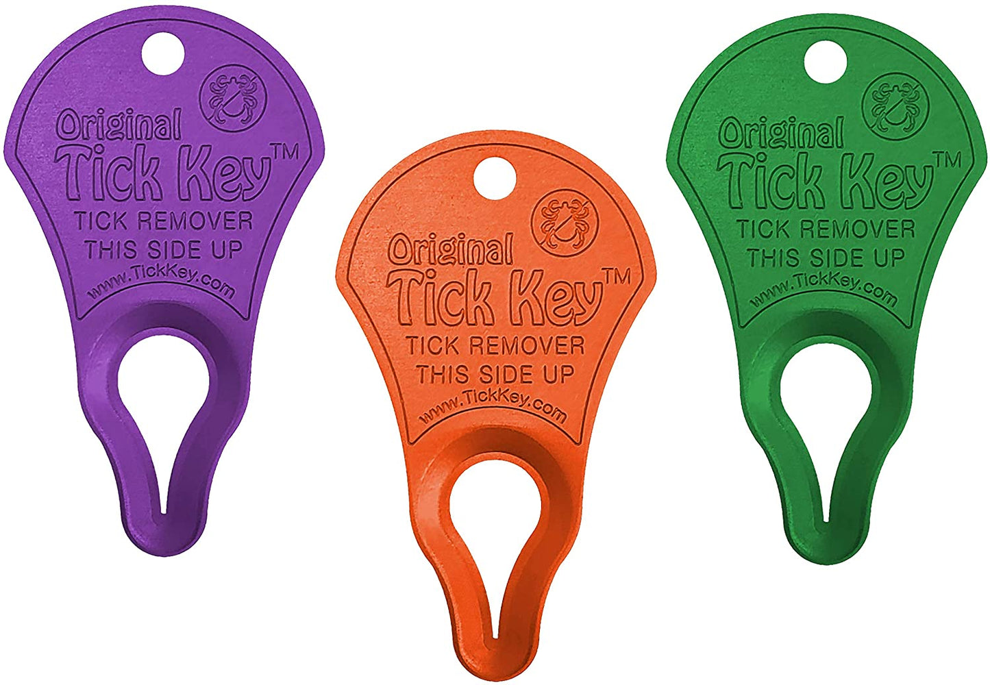 Original Tick Key for Tick Removal 3 Pack (Multi Color) - (For 8 piece(s))