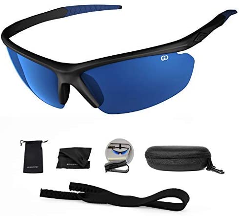 Polarized UV400 Sport Sunglasses Anti-Fog Ideal for Driving or Sports Activity - (For 8 piece(s))