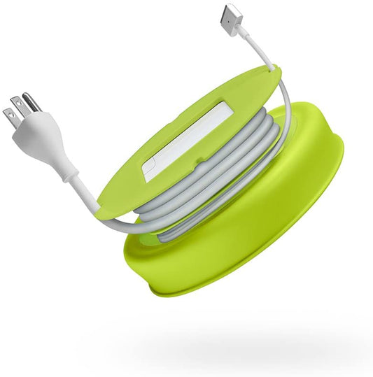 Quirky Powercurl V2 POP 60W Wire Organizer, Green (PPRCP-60GN) - (For 12 piece(s))