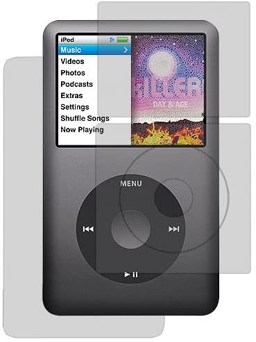 Snap-on Clear Transparent Hard Case Cover + Screen Protector for iPod Classic 80GB 120GB 160GB 6th Generation - (For 8 piece(s))