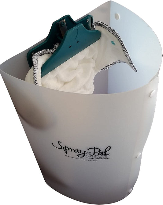 Spray Pal - Original Cloth Diaper Sprayer Splatter Shield - Pre-Rinse Messy Laundry with Diaper Sprayer or Hand Held Bidet - Prevent Mess The Easy Way - (For 1 piece(s))