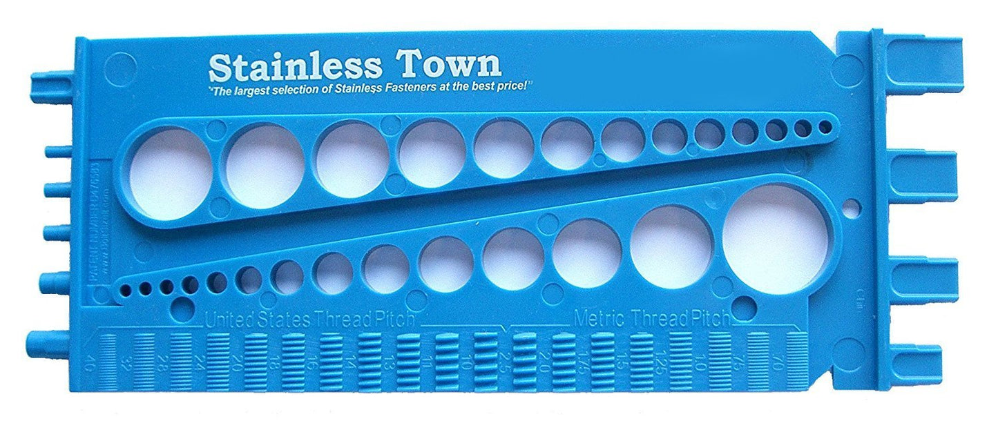 Stainlesstown Nut Bolt Thread Gauge (Blue) - (For 12 piece(s))