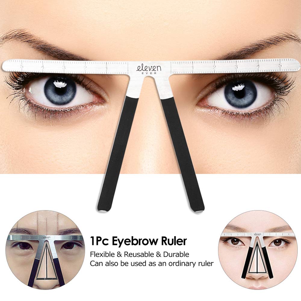 Tattoo Eyebrow Ruler Three-Point Positioning Permanent Makeup Symmetrical tool Grooming Stencil Shaper Balance Ruler (1) - (For 12 piece(s))