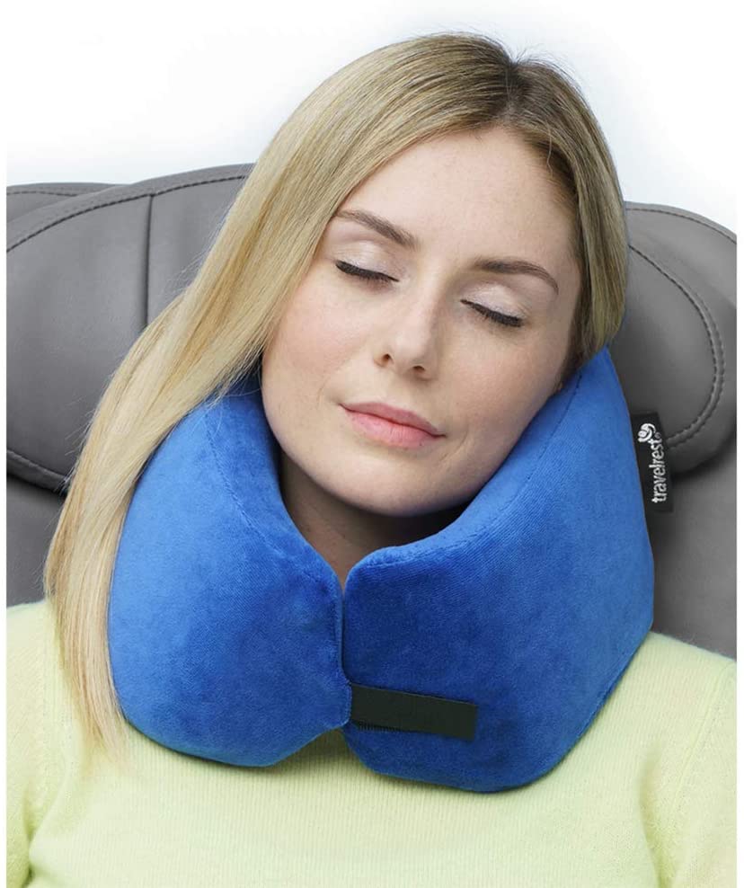 TRAVELREST Nest Patented Memory Foam Travel Pillow/Neck Pillow - Washable - Voted Best Travel Pillow for 2018-2021 by NYTimes Wirecutter - Packs to 1/4 of its Size (2 Year Warranty) - (For 6 piece(s))