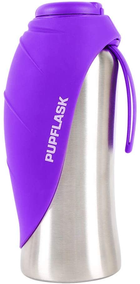 Tuff Pupper PupFlask Portable Water Bottle | 27 or 40 OZ Stainless Steel | Convenient Dog Travel Water Bottle Keeps Pup Hydrated | Portable Dog Water Bowl & Travel Water Bottle for Dogs - (For 8 piece(s))
