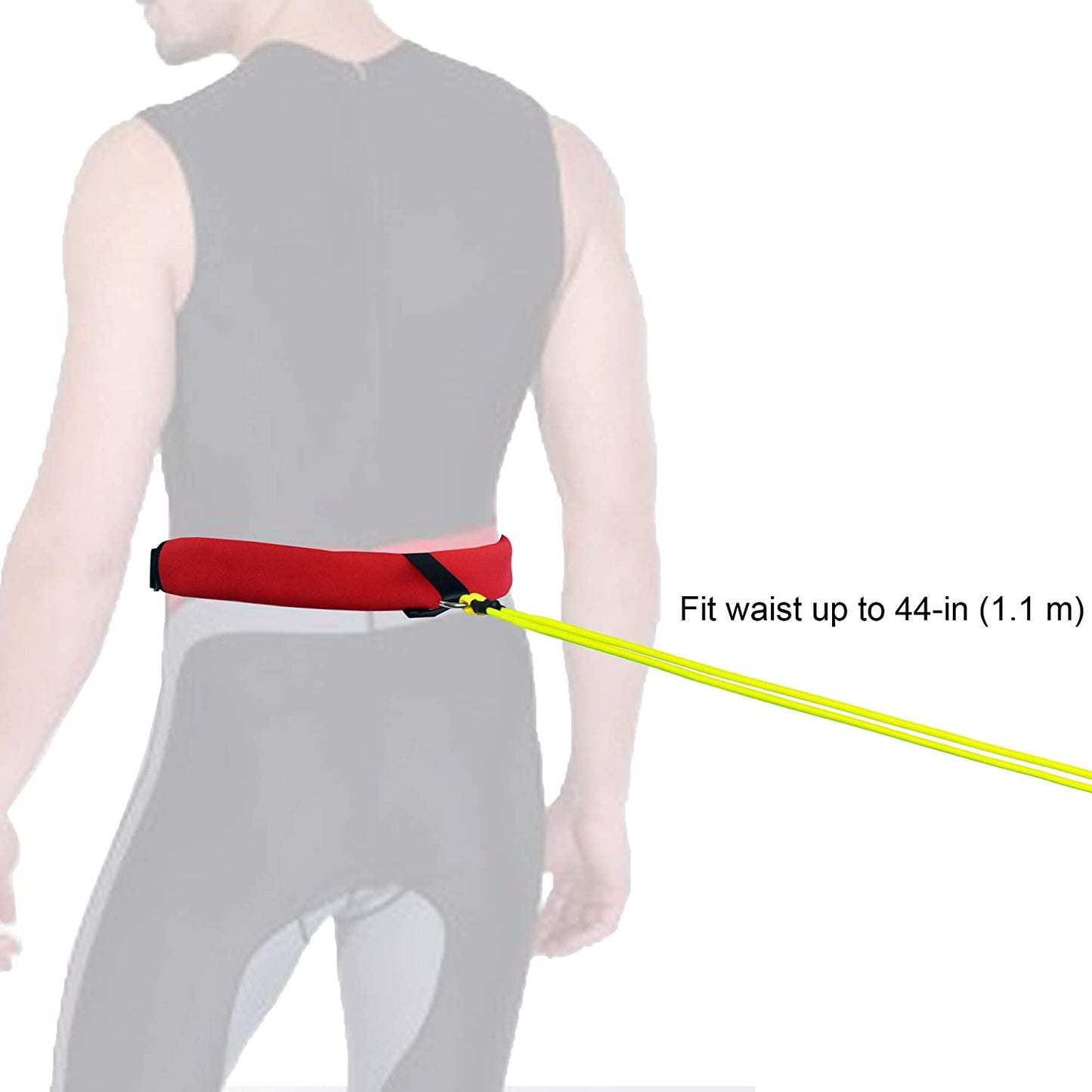 YYST Swim Bungee Training Belt Swim Resistance Belt Swim Exerciser Belt Swim Tether (One Waist Belt, One Bungee Cord, One Loop) Storage Mesh Bag - (For 8 piece(s))