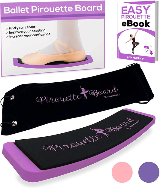 Zenmarkt Ballet Turning Board for Dancers - Figure Skating Ballet Dance Turning Pirouette Board Training Equipment for Dancers, Ice Skaters, Gymnasts and Cheerleaders - (For 1 piece(s))